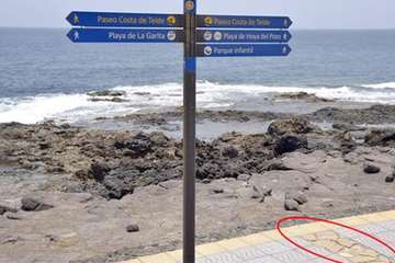 Una vecina de La Garita sufre una caída en el paseo marítimo que casi le cuesta la vida/TA.